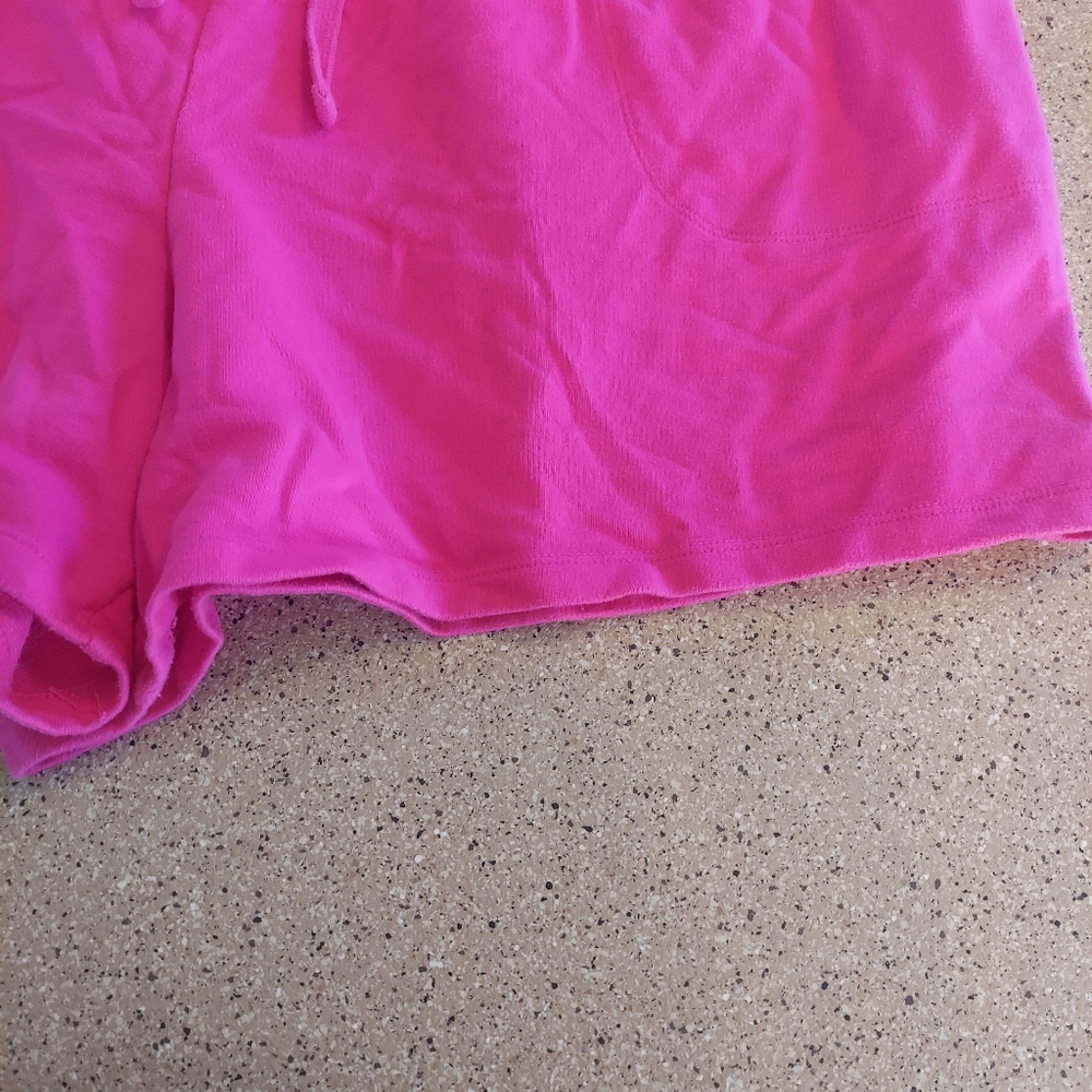 Ava and Viv 2x pink shorts plus size drawstring summer stretchy cute gym - Picture 4 of 6
